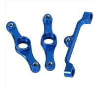 Componenti Auto RC Compatibile Con Tamiya Per TT01 TT01E TT01D TT01ED Type-E 1/10 RC Parti Di Automobili 2X Set Di Collegamenti Sterzo In Lega Di Alluminio 54058 53864 Blu