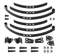 Componenti Auto RC Compatibile Con TAMIYA Trattore Camion Rimorchio Cargo Tow 1/14 RC Parti Di Automobili Anteriore Posteriore Staffe Di Sospensione Piastre In Acciaio Rinforzato Ammortizzatore