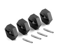Componenti Auto RC Compatibile Con Traxxas Per E-Revo Per Slash Per Summit 7154 1/16 RC Parti Di Automobili 12mm Ruota Esagonale Adattatore Mozzo Accoppiatore(Black)