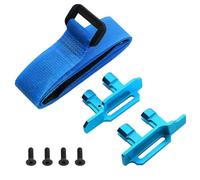 Componenti Auto RC Compatibile Con Traxxas Per MAXX 1/10 RC Parti Di Aggiornamento Per Auto Supporto Per Batteria In Metallo Premuto Per Alta 3S 4S Cinturino(Blue)