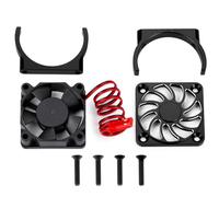 Componenti Auto RC Compatibile Con Traxxas Per Mini Per Maxx 1/16 RC Auto Parti Di Aggiornamento Ventola Raffreddamento Dissipatore Calore Copertura Della Per Il Motore ESC(Black)