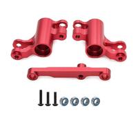 Componenti Auto RC Compatibile Con TRAXXAS Per MINI Per MAXX TRA10743 Per XRT 1/16 RC Auto Parti Di Aggiornamento Gruppo Sterzo In Metallo Cuscinetto Allargato W252 Kit(Red)