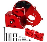 Componenti Auto RC Compatibile Con Traxxas Per Slash 2WD Per Rustler Per Bandit 1/10 RC Parti Di Automobili Scatola Di Trasmissione Coperchio Dell'alloggiamento Del Cambio W Piastra Motore(Red)