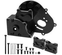 Componenti Auto RC Compatibile Con Traxxas Per Slash 2WD Per Rustler Per Bandit 1/10 RC Parti Di Automobili Scatola Di Trasmissione Coperchio Dell'alloggiamento Del Cambio W Piastra Motore(Black)