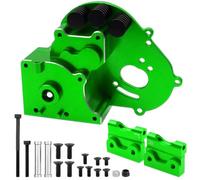 Componenti Auto RC Compatibile Con Traxxas Per Slash 2WD Per Rustler Per Bandit 1/10 RC Parti Di Automobili Scatola Di Trasmissione Coperchio Dell'alloggiamento Del Cambio W Piastra Motore(Green)