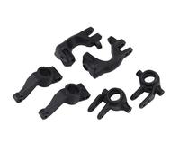 Componenti Auto RC Compatibile Con Traxxas Per Slash Per VXL Per Remo Per Hobby 9EMO 1/10 Parti Di Automobili RC 6 Pezzi Blocco Sterzo Anteriore Blocco Rotelle Asse Snodato Posteriore
