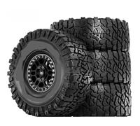 Componenti Auto RC Compatibile Con Traxxas Per TRX4 Per Assiale Per SCX10 II III Gen 8 1/10 Parti Di Automobili RC 1.9 Ruote Beadlock Pneumatici Morbida Per Rocce Fango