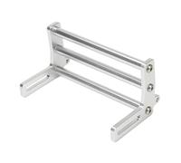 Componenti Auto RC Compatibile Con Traxxas Per TRX4 Per Axial Per SCX10 II 1/10 RC Crawler Auto Parti Di Aggiornamento In Lega Di Alluminio Paraurti Anteriore Bull Bar(Silver)