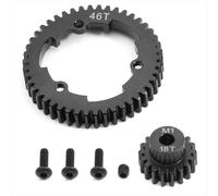 Componenti Auto RC Compatibile Con Traxxas Per X-Maxx XO-1 Per Maxx Per E-REVO 2.0 Per VXL 1/5 1/7 1/10 RC Parti Di Automobili Kit Ingranaggi Cilindrici Temprati 46T 18T