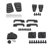 Componenti Auto RC Compatibile Con TRX-4 Per Defender D90 1/10 RC Parti Di Automobili Bilancia Set Cerniere Della Porta Hood Grill Maniglie Copertura Del Motore Tappo Cerniera