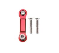 Componenti Auto RC Compatibile con WLtoys A949 A959 A969 A979 K929 184011 Auto Radiocomandata Upgrade Parti Metallo Collegamento Servo(Red)