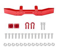 Componenti Auto RC Compatibile Con WPL B14 B24 B16 B36 C14 C24 Per HengLong Per Feiyue 1/16 RC Auto Parti Di Aggiornamento Paraurti Anteriore In Metallo Gancio Per Rimorchio(Red)
