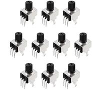 Componenti che consumano energia 100 Pz RV09 Potenziometri Verticali 0932 Pin Maniglia Corta 1K/2K/5K/10K/50K/100K Resistenza Regolabile Interruttori Potenziometro FAI DA TE (Size : 2K Ohm)