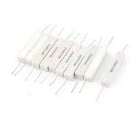 Componenti che consumano energia 10PCS 10W Resistori fissi 20 OHM 5% Tolleranza Resistori di cemento ceramico Resistore di potenza