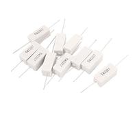 Componenti che consumano energia 10Pcs 22Ohm Resistori fissi 5W 5% axia-l Resistori singoli in ceramica al piombo Resistori in cemento