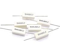 Componenti che consumano energia 10pcs 5percent Resistore di cemento Resistore a filo avvolto 5W Resistori elettronici Resistore