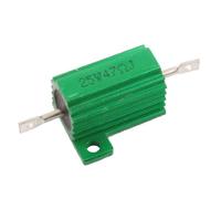 Componenti che consumano energia 25W 4.7 Ohm Screw Tap Mounted Alluminio Clad Wirewound Resistor (25W 4.7 ohmio Tornillo de montaje en aluminio revestido bobinado resistor