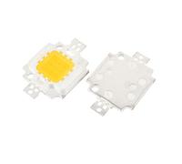 Componenti che consumano energia 2pcs 10W diodi luce bianca calda LED ad alta potenza lampada emettitore diodi Schottky piastra 850-900LM