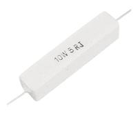 Componenti che consumano energia 5 pcs Wirewound Resistenza di Cemento Ceramica 5 Ohm 10 W Watt 5% (5 piezas de alambre de cerámica de resistencia de cemento 5 Ohm 10 W Watt 5%