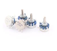 Componenti che consumano energia 5pcs resistori variabili girano potenziometri lineari conici rotativi potenziometri in carbonio 2W potenziometri 470K Ohm
