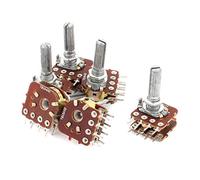 Componenti che consumano energia 6 Pz Resistori Variabili TB1042 100/K/M ohm Potenziometri Lineari/Logaritmici Potenziometro Mono/Stereo