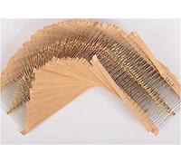 Componenti che consumano energia 600 pz/set 30 Tipi 1/8 W Resistenza 5 for Cento 0.125 W Kit Resistore a Film di Carbonio Resistore Pacchetto (Size : 600PCS)
