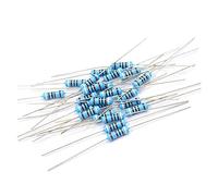 Componenti che consumano energia Kit di resistenza a film metallico con resistore da 0,5 Watt, set elettronico di resistori da 1/2 W 1% (Color : Multicolor, Size : 0.1ohm-3.6M 1000pcs)