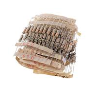 Componenti che consumano energia Kit di resistori da 300 pezzi 1W 5% 0,1-750 Ohm Resistenza al carbonio 30 valori Set di resistenze