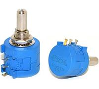 Componenti che consumano energia Potenziometro 1PCS Potenziometro multigiro 500 1K 2K 5K 10K 20K 50K 100K ohm Potenziometro Resistenza regolabile 3590 102 202 502 103 Componente elettronico (Size : 2