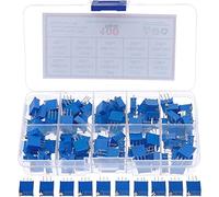Componenti che consumano energia Relè 100 pz/scatola 3296 W kit potenziometro trimmer multigiro resistore variabile ad alta precisione con kit scatola