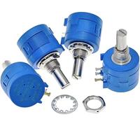 Componenti che consumano energia Resistore 3590S Potenziometro multigiro 500 1K 2K 5K 10K 20K 50K 100K ohm Potenziometro Resistenza regolabile 3590 102 202 502 103 (Size : 200 Ohm)