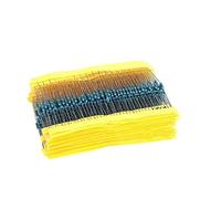 Componenti che consumano energia Resistori 400 pz/lotto 1/4 W Assortimento di resistori a film metallico Kit 10ohm - 1M Ohm Set di resistenze 1%