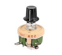 Componenti che consumano energia Resistori fissi ceramici a filo avvolto Potenziometro Reostato Resistori 25W 10Ohm Resistori con manopola