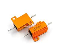Componenti che consumano energia RX24 25W 4R 4RJ Power Metal Shell Resistenza in alluminio dorato 25Watt 4 ohm Resistenza del dissipatore di calore ad alta potenza Resistenza del dissipatore di calore