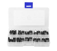 Componenti che consumano energia Transistor + The 60pcs 10 Values TO-220 L7805CV-LM317t Set di kit di assortimento di transistor con scatola di immagazzinaggio
