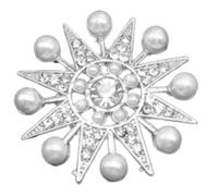 Componenti della spilla della lega di arte con strass per i disegni di gioielli artigianali e accessori dei monili della decorazione del mestiere, Misura unica, come descritto