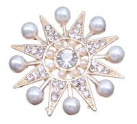 Componenti della spilla della lega di arte con strass per i disegni di gioielli artigianali e accessori dei monili della decorazione del mestiere, Misura unica, come descritto