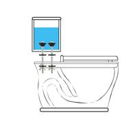 Componenti di Montaggio Sedile WC con Viti e Guarnizioni per Riparazioni Casa