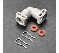 Componenti di ricambio del connettore della linea dell'acqua della macchina da caffè a forma di L per un flusso regolare e prevenire le perdite, compatibile con più marche