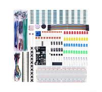 Componenti elettronici di base Starter con 830 punti di connessione Breadboard alimentazione per Arduino Building Projects con custodia