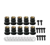 Componenti Fissaggio Compatibile Con Per M5 M6 Moto Parabrezza Viti Metriche Gomma Pozzo Dado Fissaggio Moto Modifica Accessori