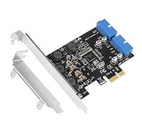 Componenti interni del computer della scheda Riser USB 3.0 ad alta velocità a 2 porte 19Pin USB 3.0