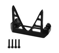 Componenti Modelli RC Per Axial Per Wraith 90018 RR10 Per Capra 1.9 Per UTB 1/10 Servosterzo Alluminio Guardia Coperchio Protettivo Montaggio RC Auto Buttafuori(Black)