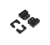 Componenti Modelli RC Per MN82 LC79 1/12 Ammortizzatore Posteriore Metallo Molle Balestra Fisse Staffa Montaggio Del Sedile Parti Aggiornament Auto RC Accessori(Black)