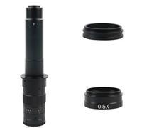 Componenti per microscopi da laboratorio 0,35X 0,5X 1X 2X Ausiliario 0,7X-4,5X Zoom regolabile 180X 300X Attacco C for fotocamera videomicroscopio USB(150x-300x)