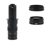 Componenti per microscopi da laboratorio 0,35X 0,5X 1X 2X Ausiliario 0,7X-4,5X Zoom regolabile 180X 300X Attacco C for fotocamera videomicroscopio USB(180x-360x)