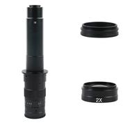 Componenti per microscopi da laboratorio 0,35X 0,5X 1X 2X Ausiliario 0,7X-4,5X Zoom regolabile 180X 300X Attacco C for fotocamera videomicroscopio USB(300x-600x)