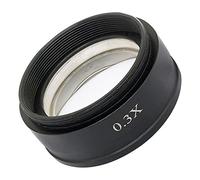 Componenti per microscopi da laboratorio 0.3X Lente di Barlow Obiettivo Microscopio Ausiliario Lente Obiettivo Filettatura di Montaggio 42mm 48mm 50mm 52mm Distanza di Lavoro 287mm(0.3X Thread 48mm)