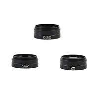 Componenti per microscopi da laboratorio 0.5X / 2.0X / 0.3X Lente di vetro dell'obiettivo di Barlow ausiliaria for fotocamera for microscopio video industriale con obiettivo zoom C-Mount 180X / 300X(B