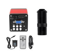Componenti per microscopi da laboratorio 1. 3MP. Microscopio monoculare Set fotocamera digitale 130x o 180x Lente regolabile(13MP HDMI VGA 130X)